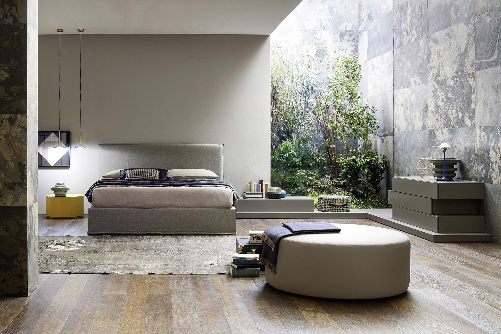 Chambre à coucher exceptionnelle avec mini jungle Chambre à coucher exceptionnelle avec mini jungle
