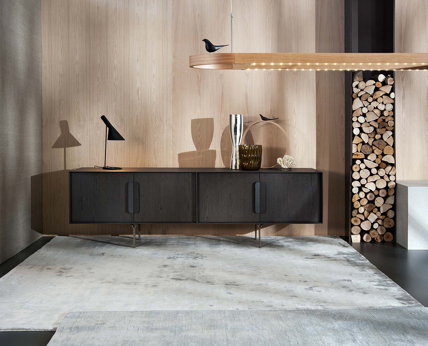 Buffet chêne foncé