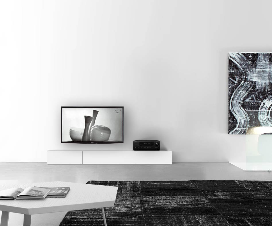 /Design lowboard vloer B210 H27 mat wit