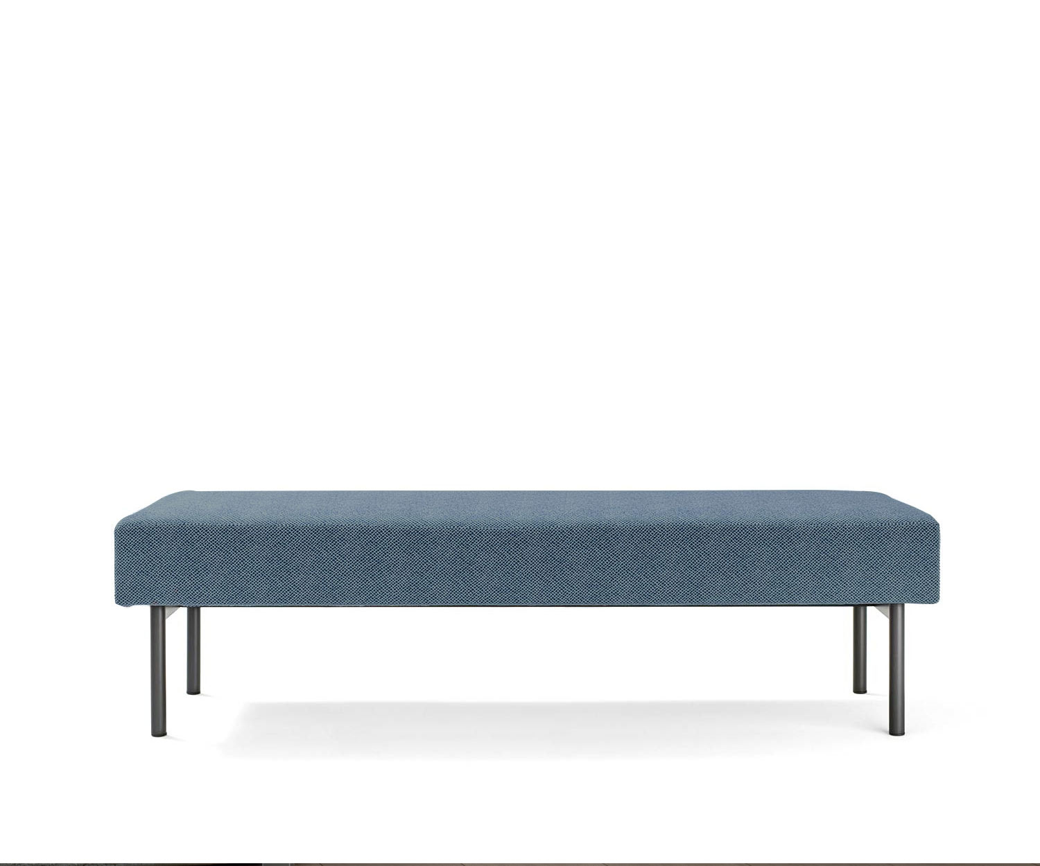 Banc design exclusif Church, recouvert de tissu vert Banc design exclusif Church, recouvert de tissu vert