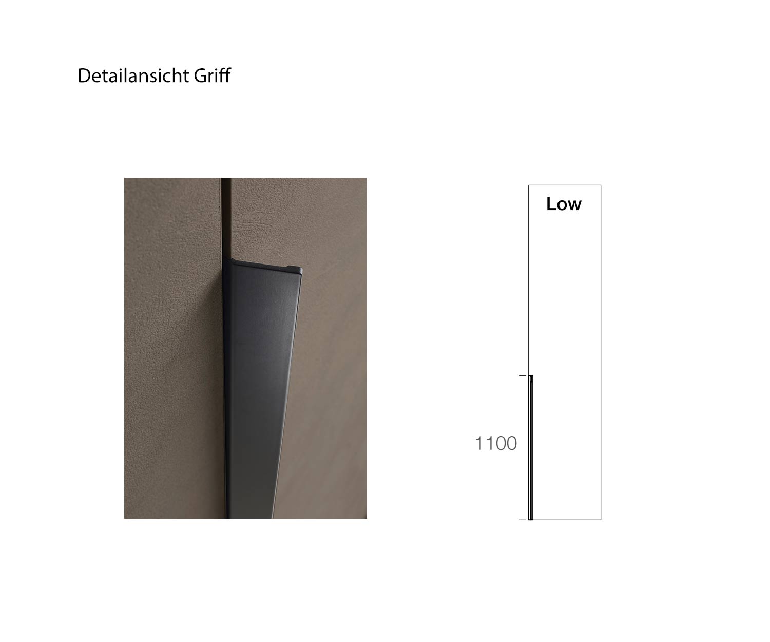 Livitalia Design schoenenkastgreep Livitalia Design schoenenkastgreep