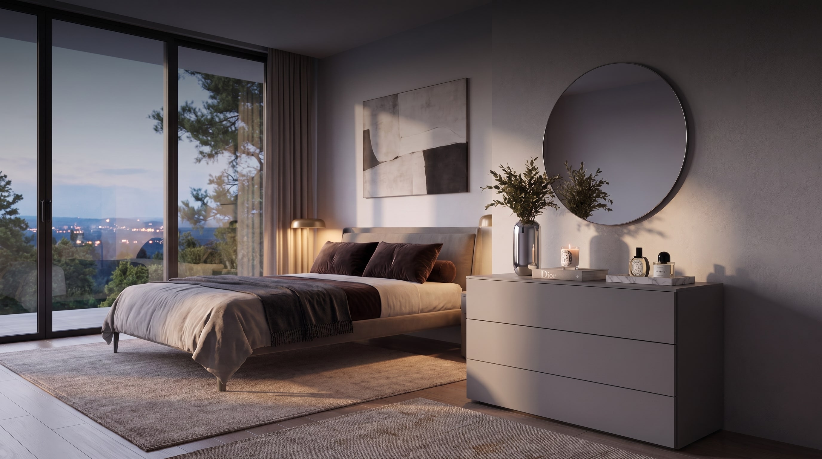 Rangement chambre: Le secret des commodes design sans joint pour une sérénité visuelle