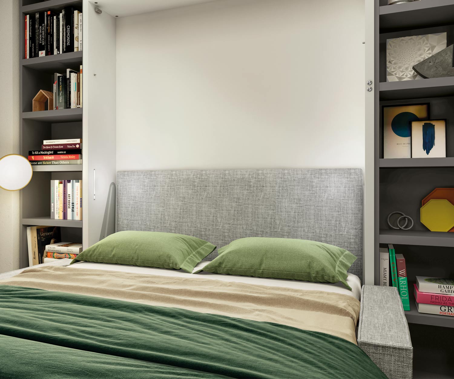 Lit escamotable confortable 160x200 Penelope 2 avec canapé Lit escamotable confortable 160x200 Penelope 2 avec canapé