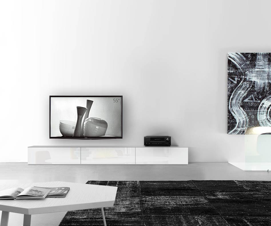 /Design lowboard vloer B270 H35 hoogglans wit /Design lowboard vloer B270 H35 hoogglans wit