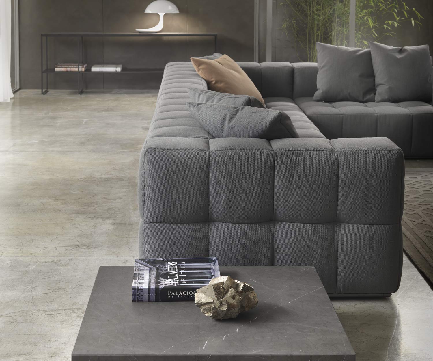 Moderne Marelli Design Canapé Andy Lounge Couch piqué carré Moderne Marelli Design Canapé Andy Lounge Couch piqué carré