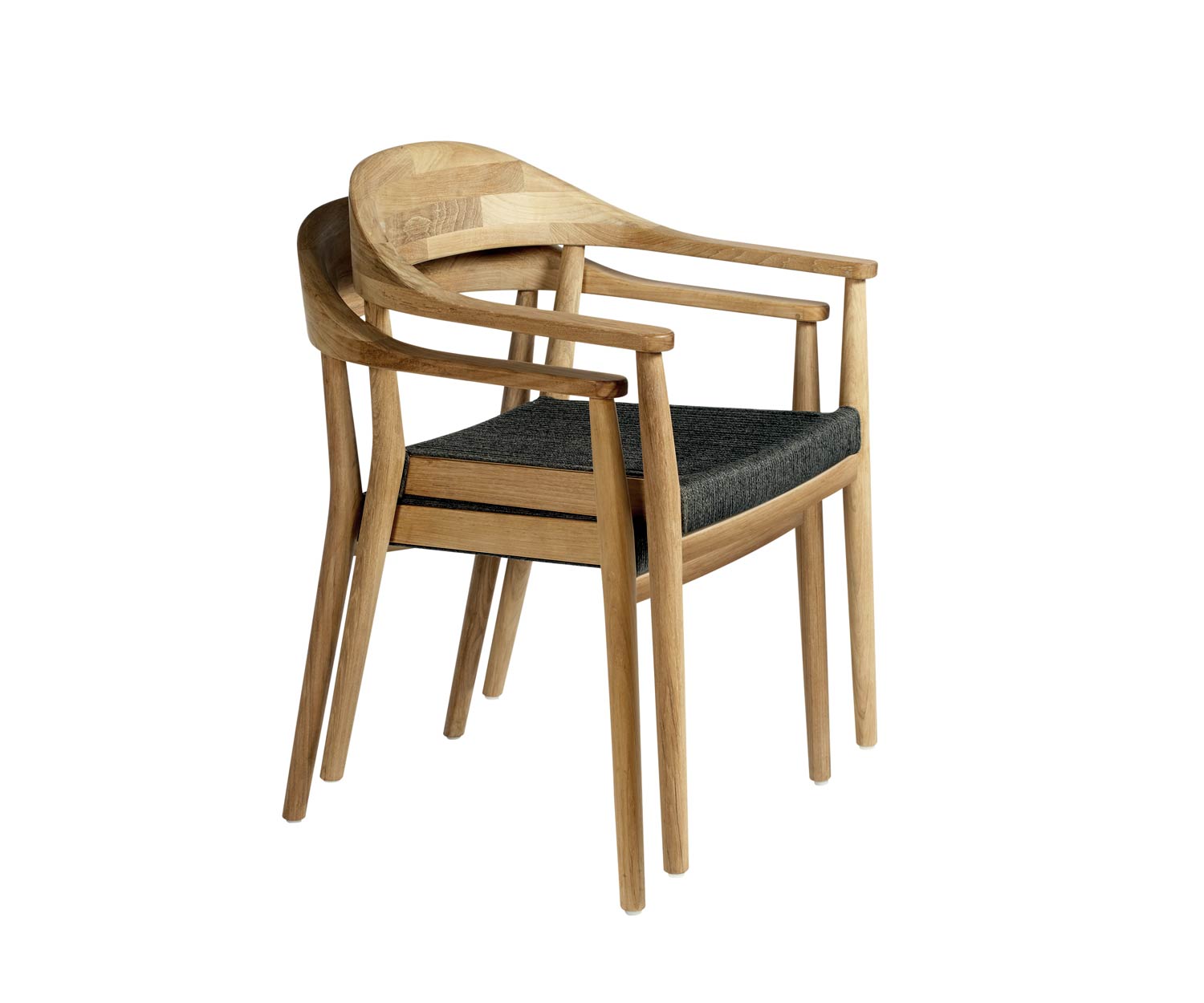 Oasiq Design Copenhagen stoel is stapelbaar tot twee stoelen