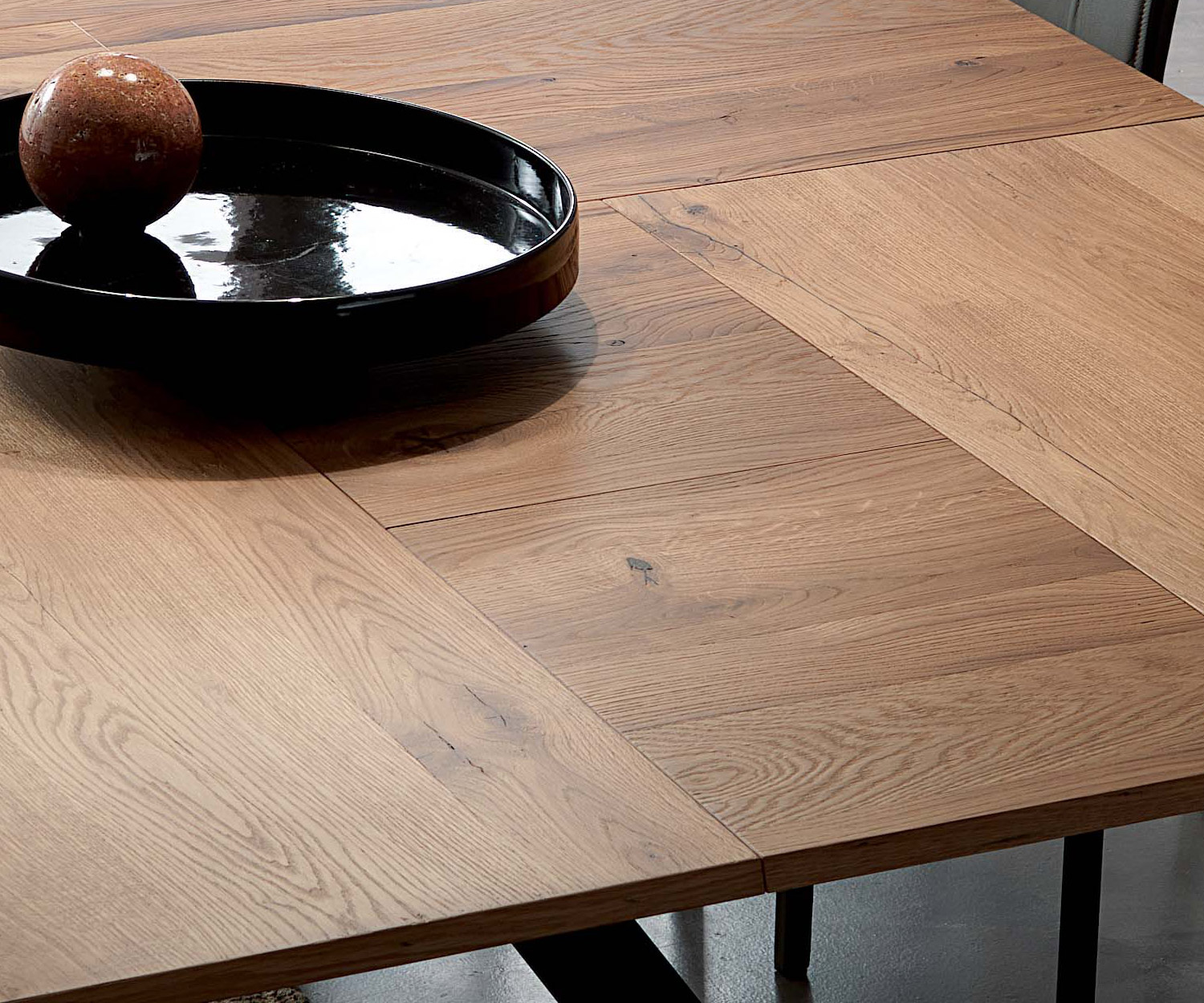Detailweergave van echt houtfineer
