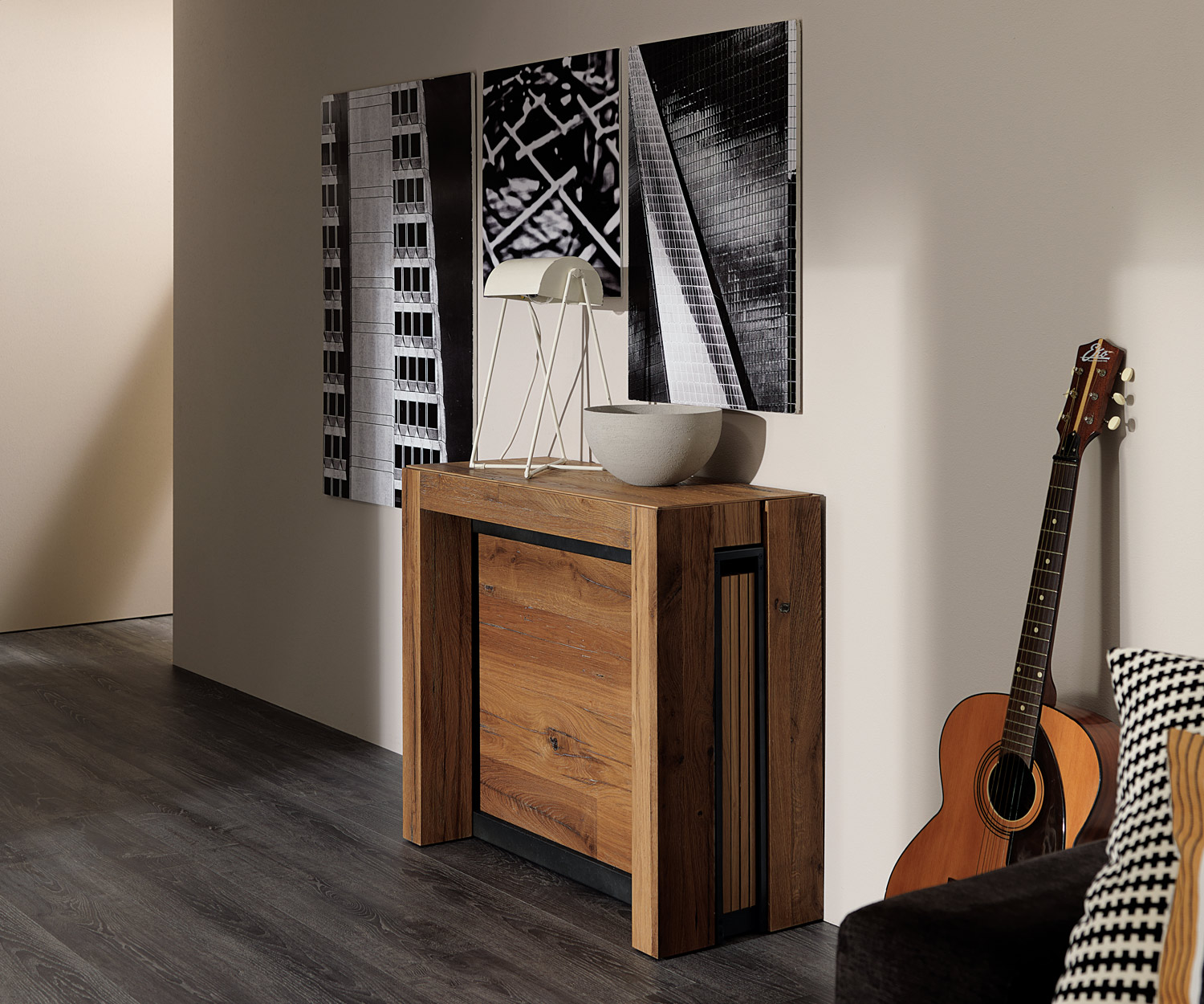 Ozzio Console A de haute qualité en partie extraite Ozzio Console A de haute qualité en partie extraite