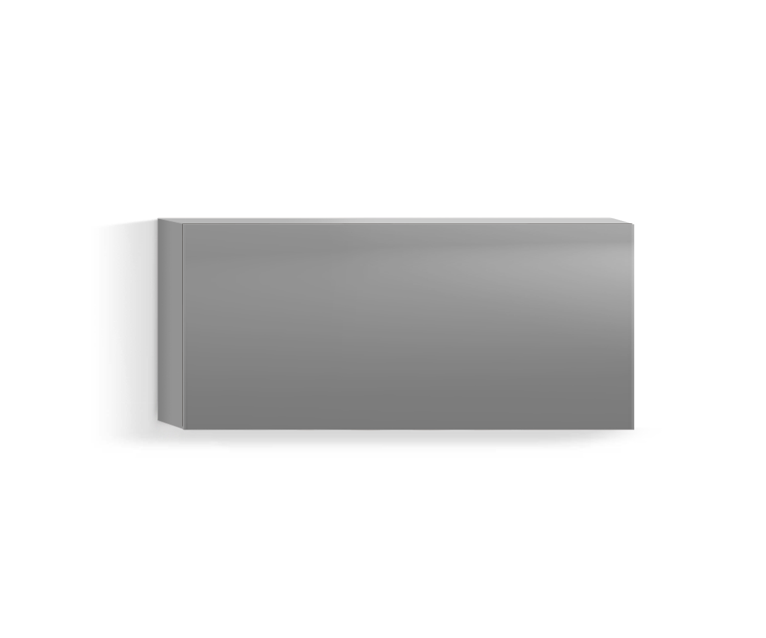 Design woonkamer wandmeubel Horizontaal H42 B90 onder lichtgrijs330