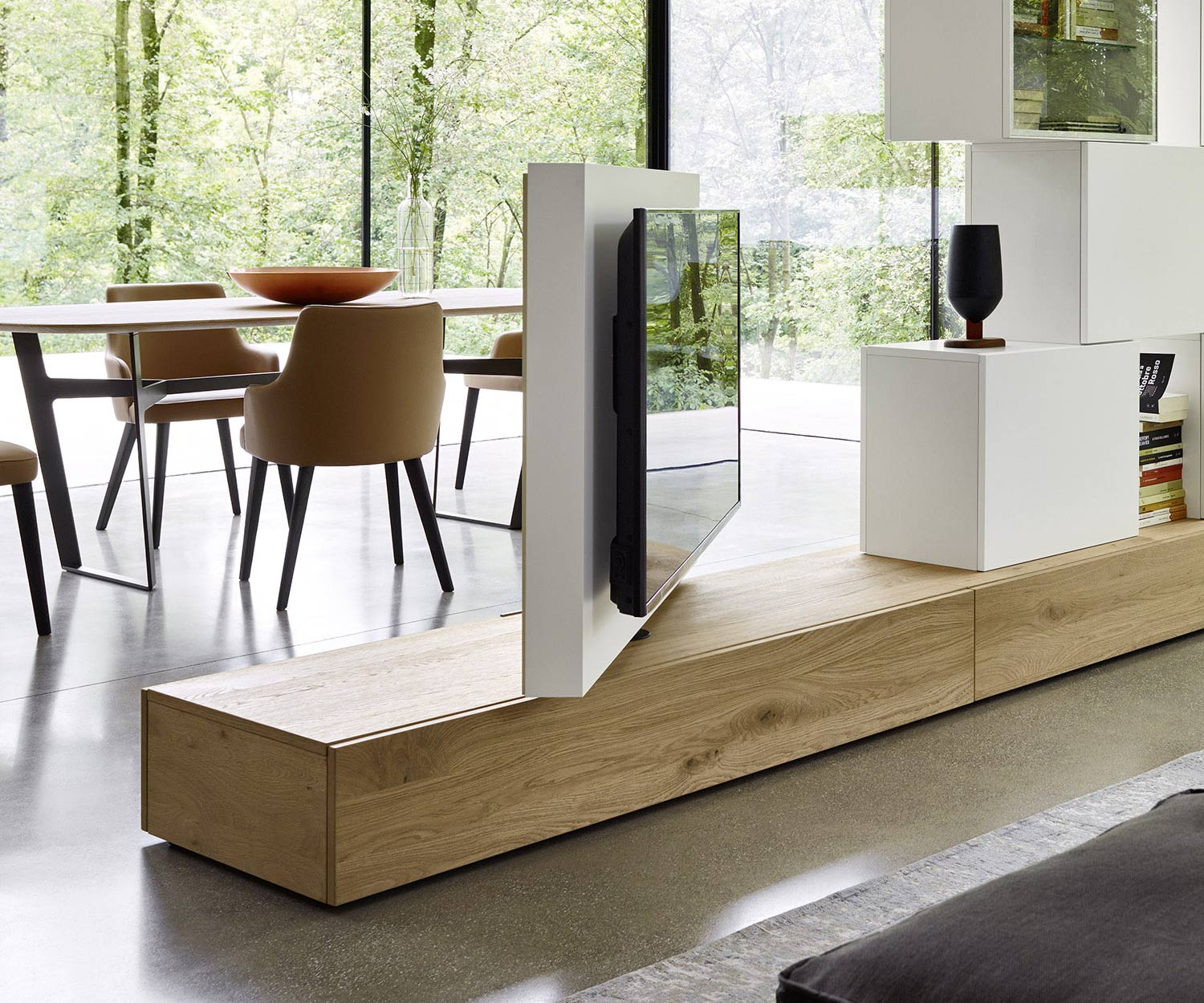 Moderne draaibare TV design paneel woonkamer keuken kamerscherm Moderne draaibare TV design paneel woonkamer keuken kamerscherm
