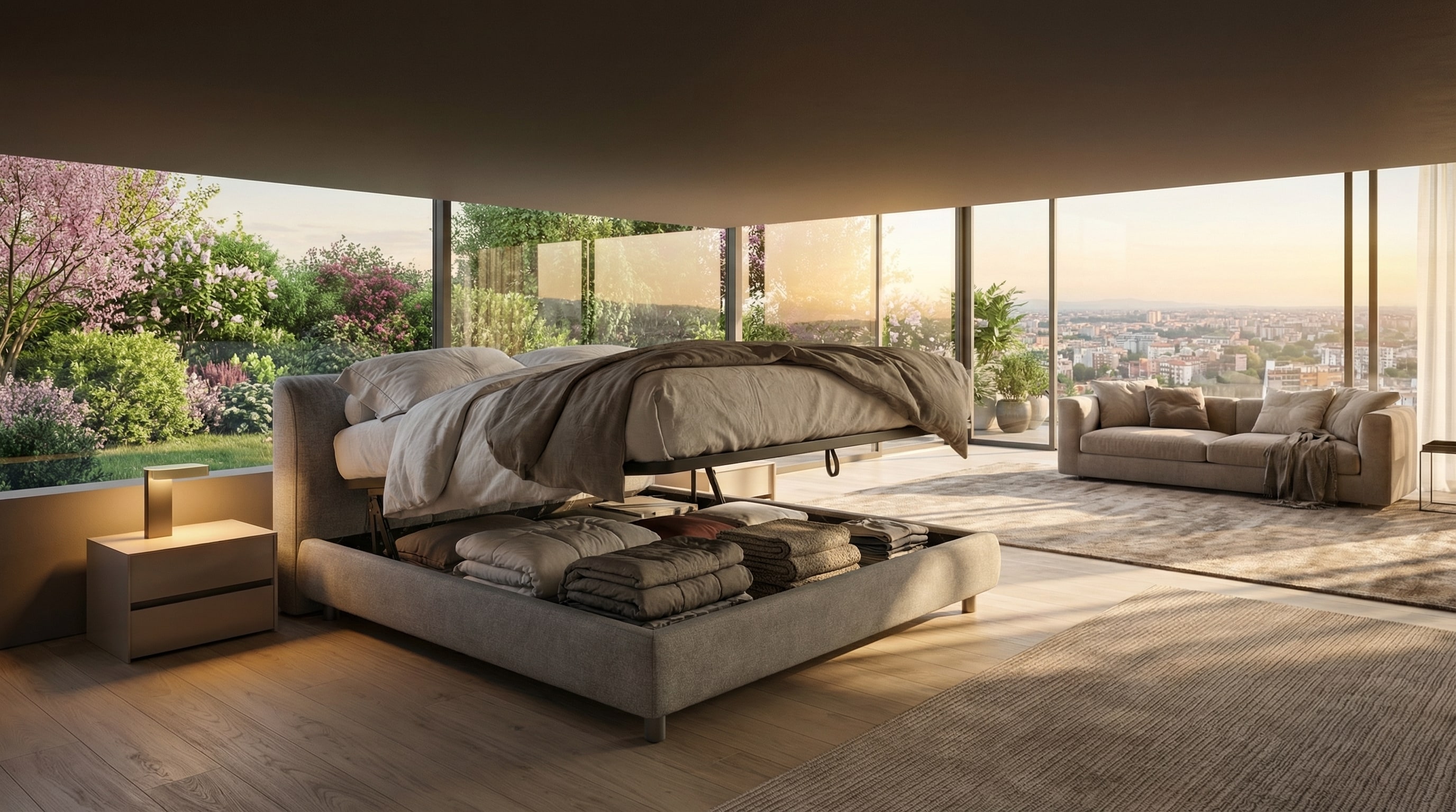 4 Fouten bij het kopen van een gestoffeerd bed: Waarom een bedlade de lente redt