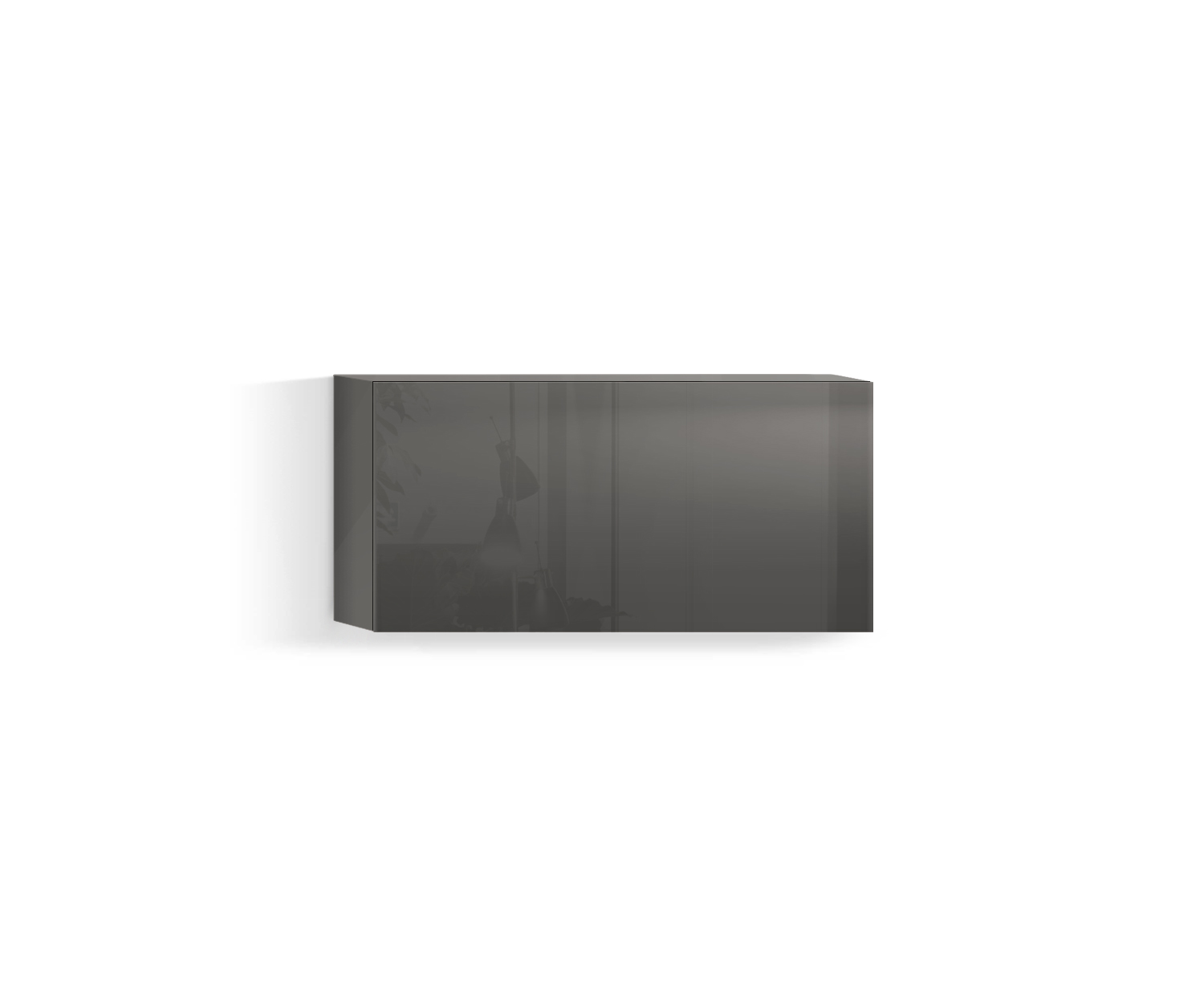 Design woonkamer wandmeubel Horizontaal H32 B60 bodem quarz410
