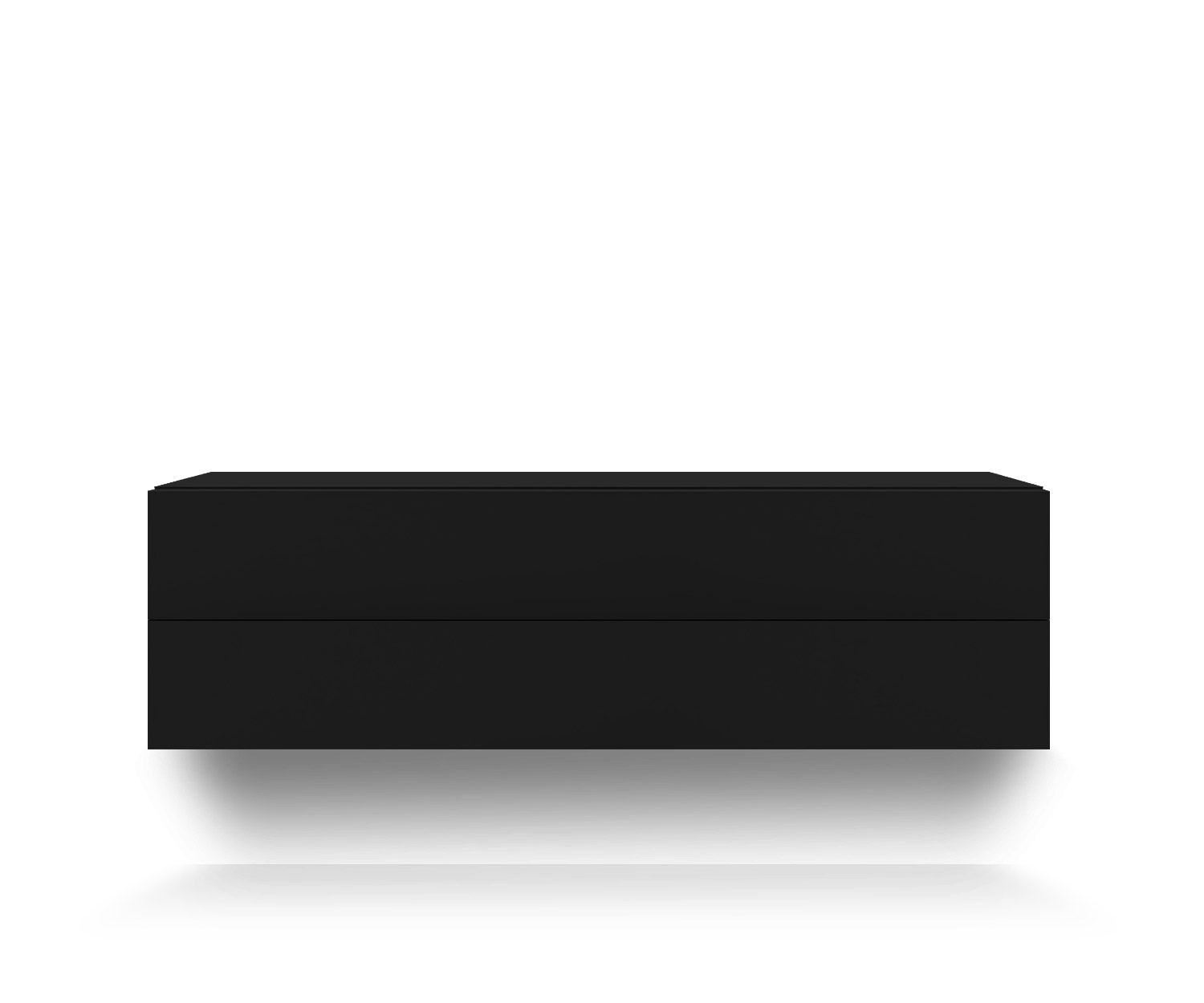 Novamobili Easy 2-zits wandmeubel B108 zwart318 Novamobili Easy 2-zits wandmeubel B108 zwart318