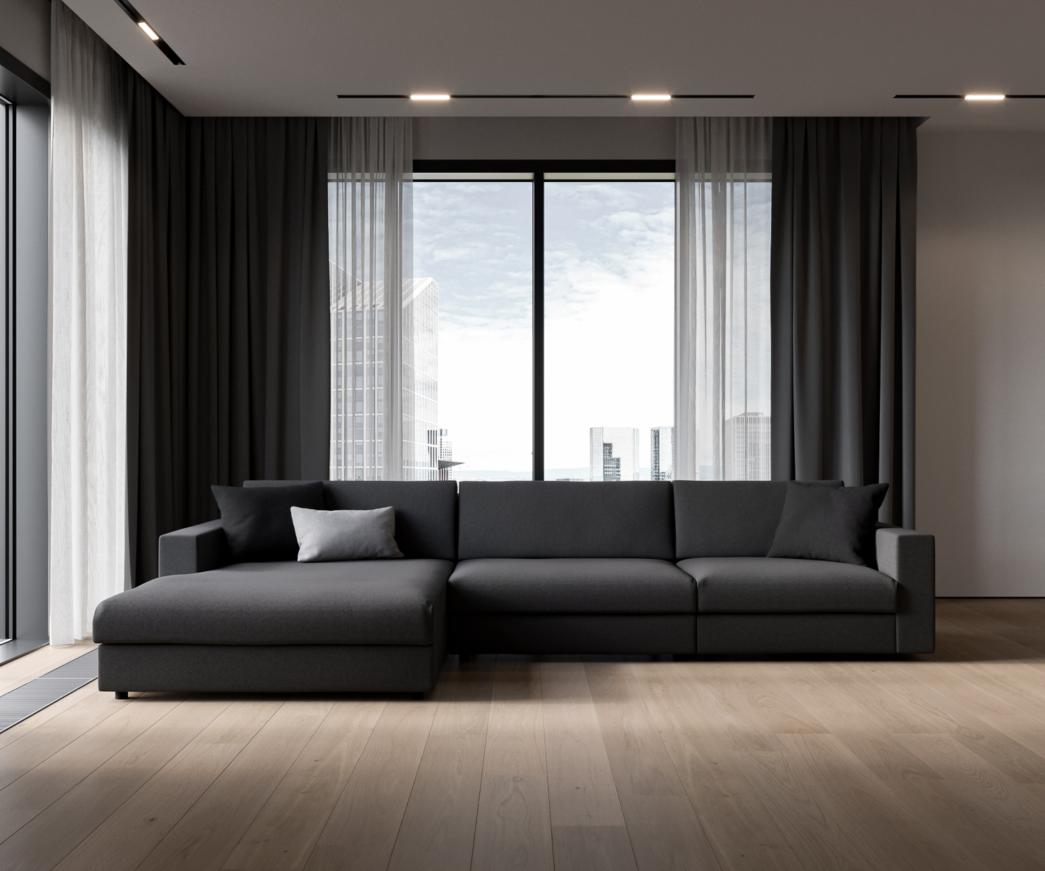 Klassieke 3-zits chaise lounge links Tundra 11