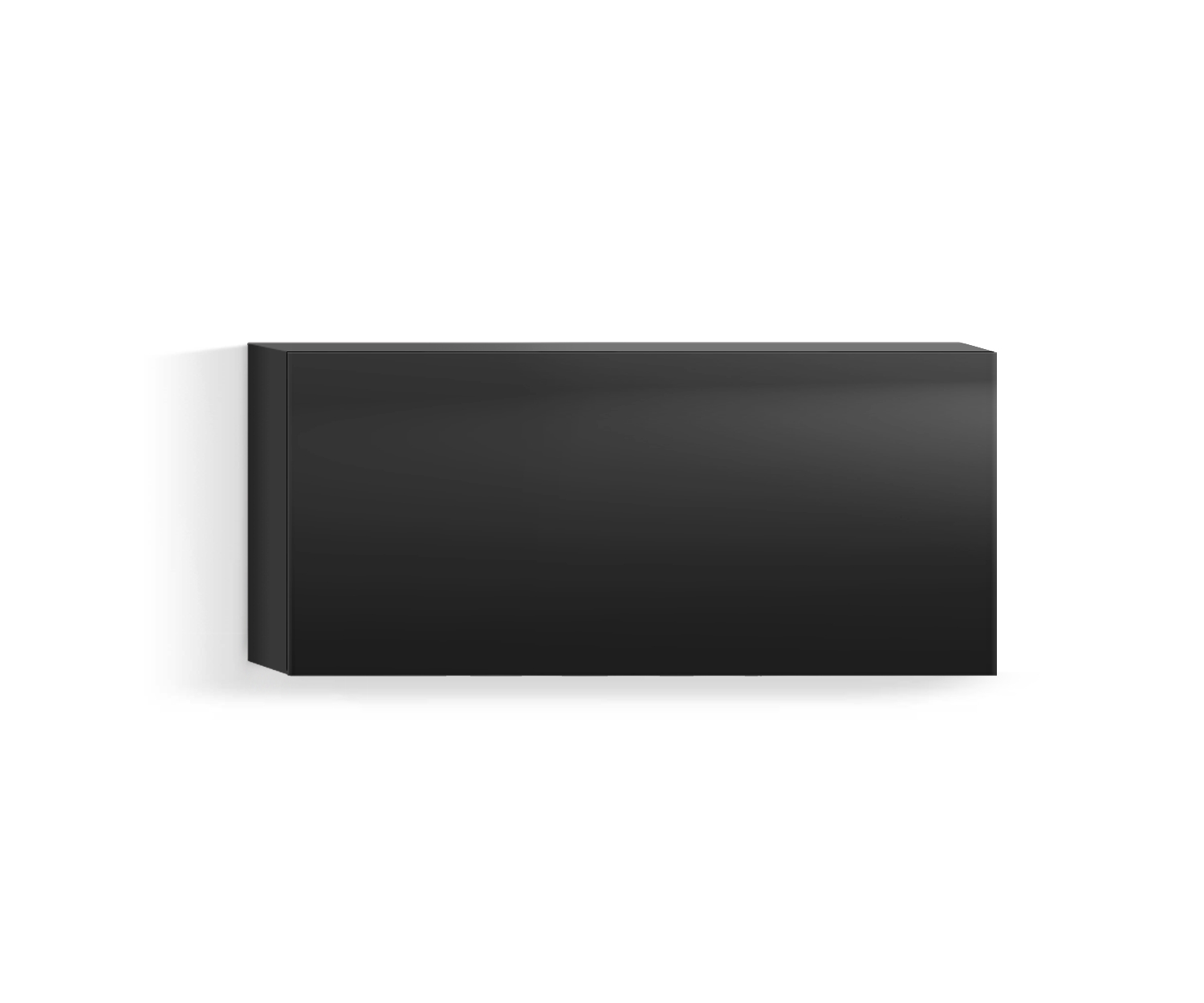 Design woonkamer wandmeubel Horizontaal H42 B90 bodem zwart318