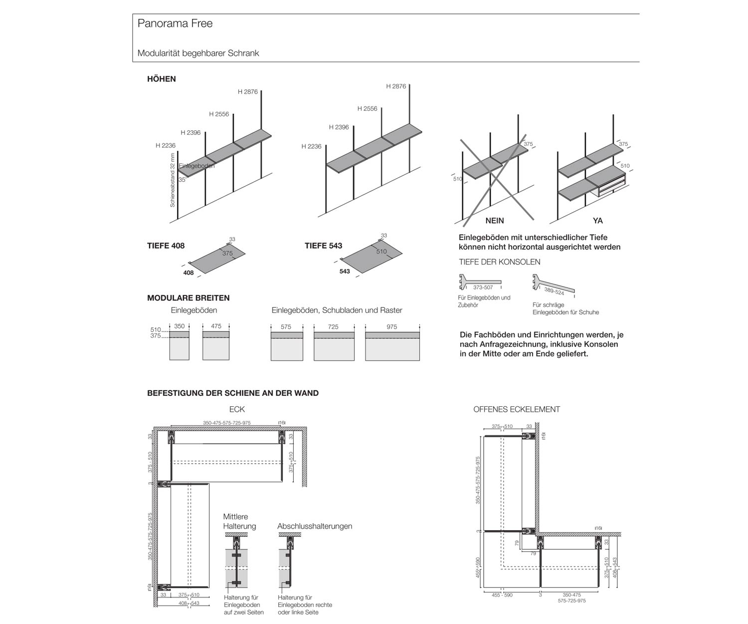 Livitalia Ontwerp Panorama kleedkamersysteem accessoires met schetsen Livitalia Ontwerp Panorama kleedkamersysteem accessoires met schetsen