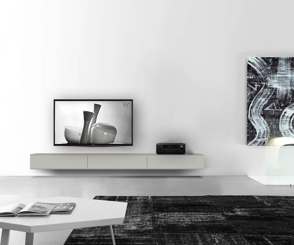 /Design lowboard wand B270 H25 5 mat lichtgrijs /Design lowboard wand B270 H25 5 mat lichtgrijs