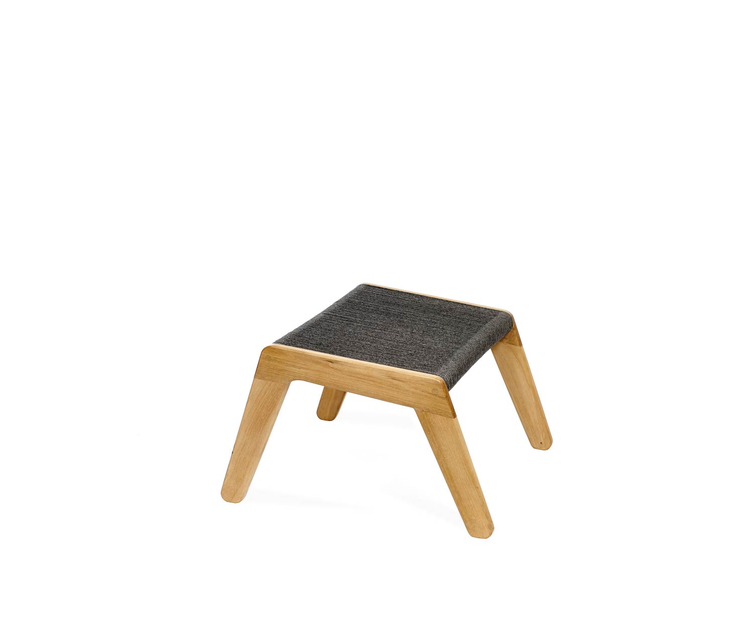 Oasiq Skagen Design Tabouret en teck avec assise en corde tissée à la main Oasiq Skagen Design Tabouret en teck avec assise en corde tissée à la main