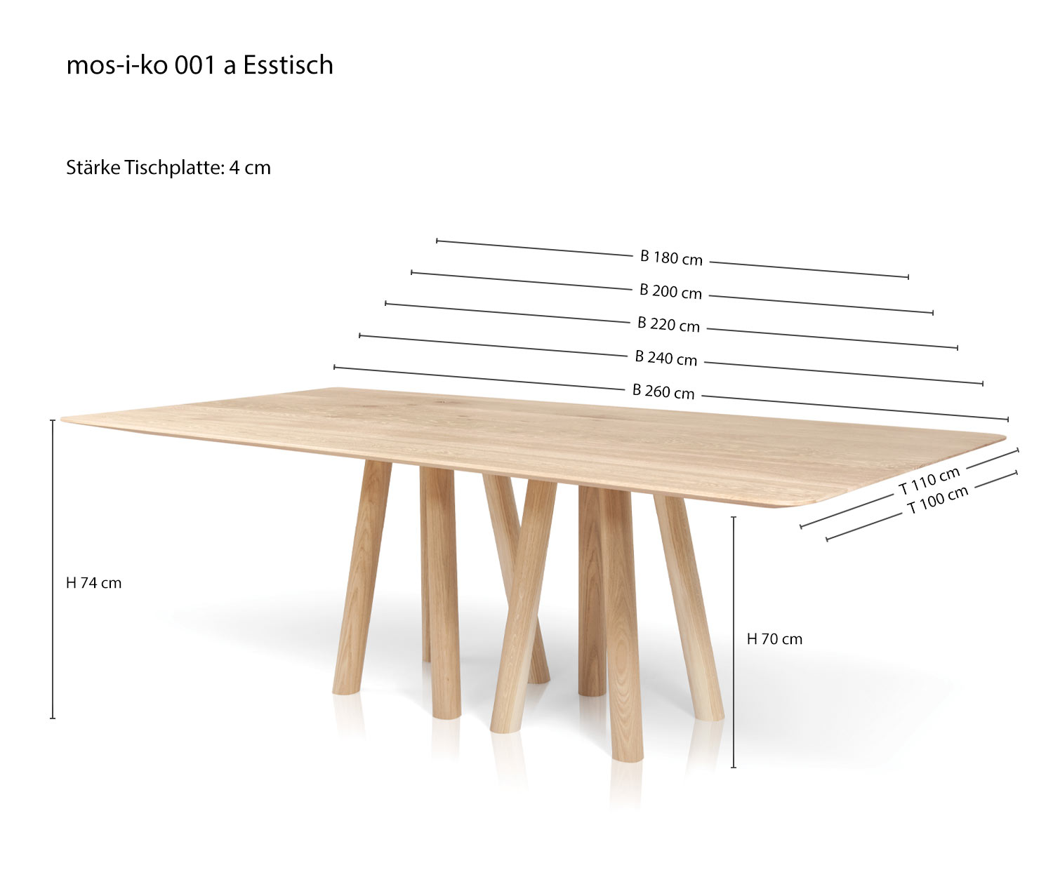 Design eetkamertafel al2 mos i ko 001 a Schets Afmetingen Maten Design eetkamertafel al2 mos i ko 001 a Schets Afmetingen Maten