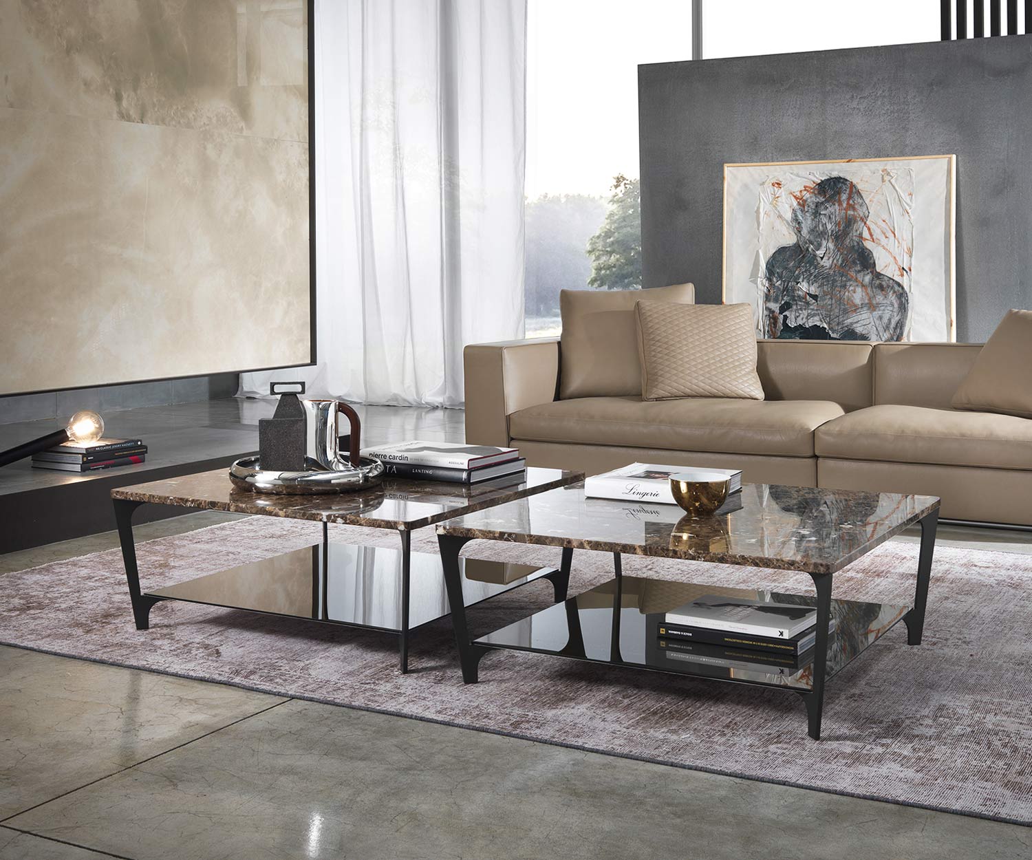 Hoogwaardige Marelli design salontafel Tab Hoogwaardige Marelli design salontafel Tab