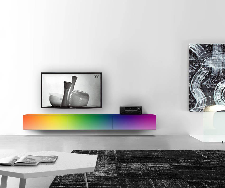 /Design lowboard wand B270 H33 5 mat RAL /Design lowboard wand B270 H33 5 mat RAL