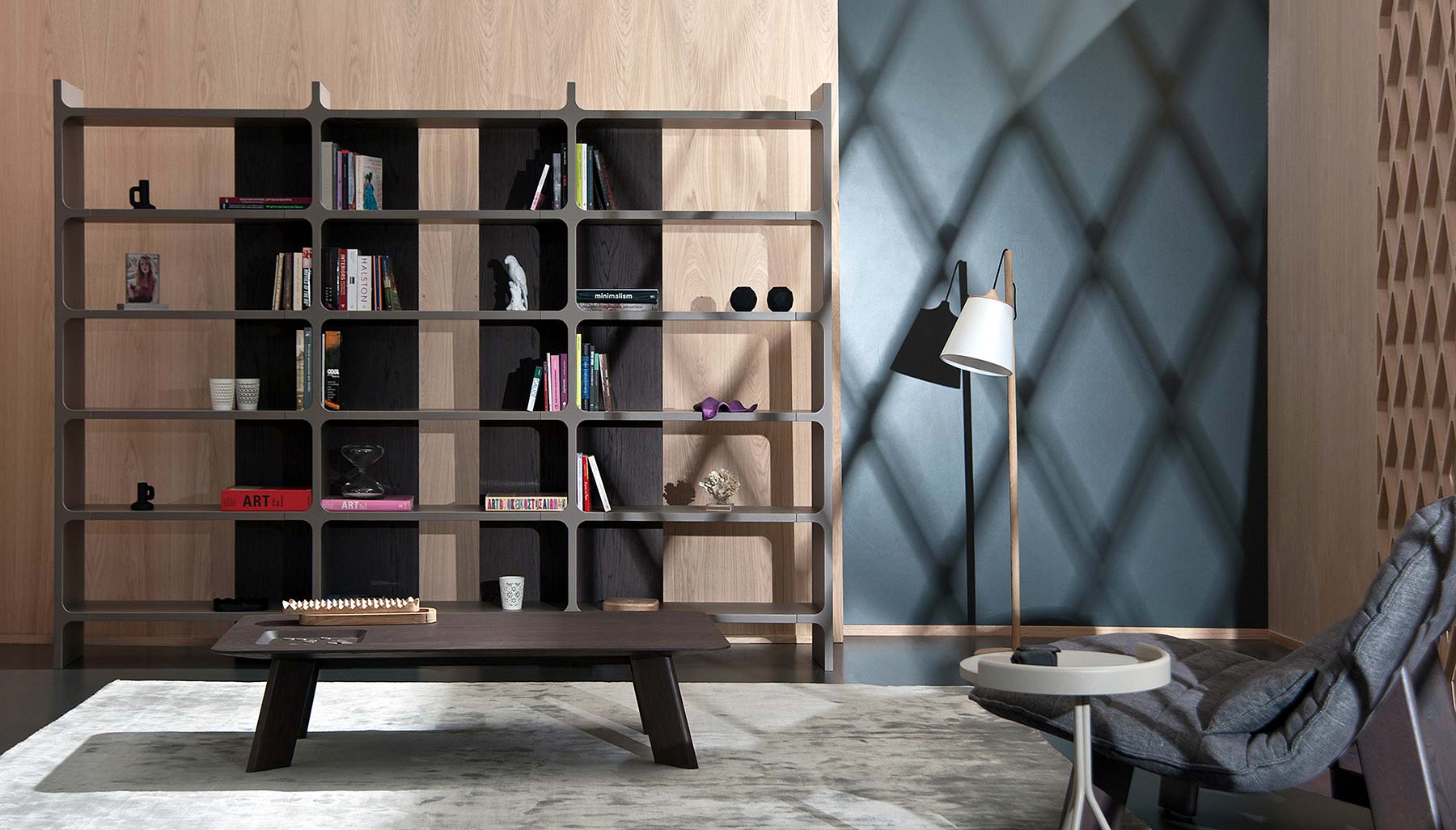 Étagère de salon moderne