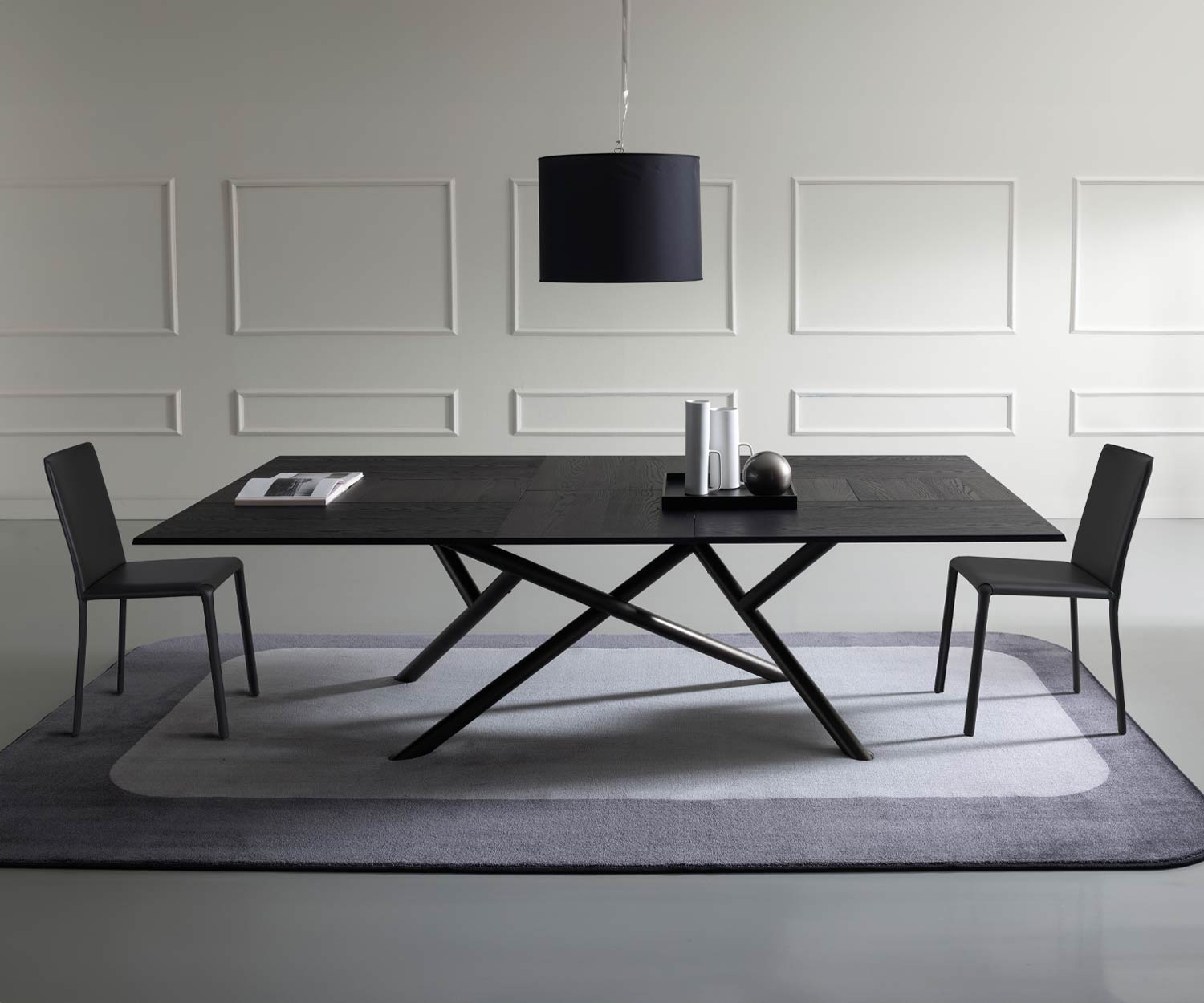 Ozzio Random Table de salle à manger extensible T251 Ozzio Random Table de salle à manger extensible T251