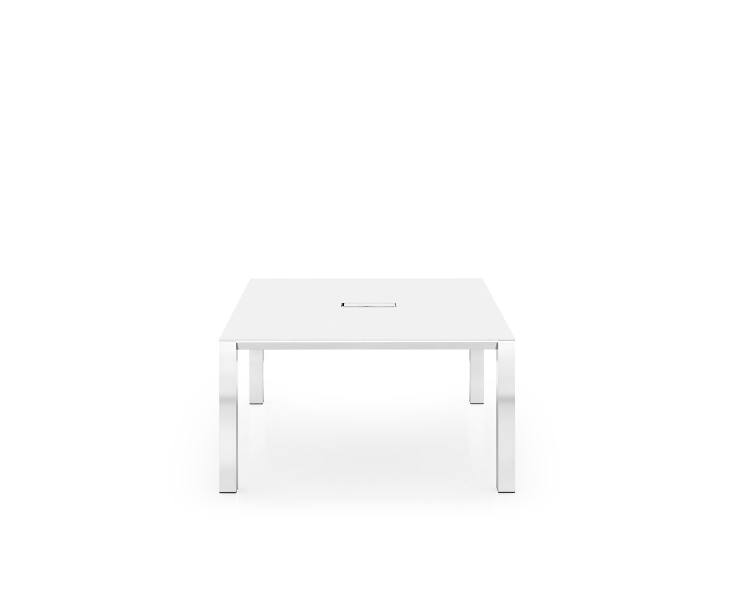 Manager Bureau P80 140x140 HPL 100 blanc Manager Bureau P80 140x140 HPL 100 blanc