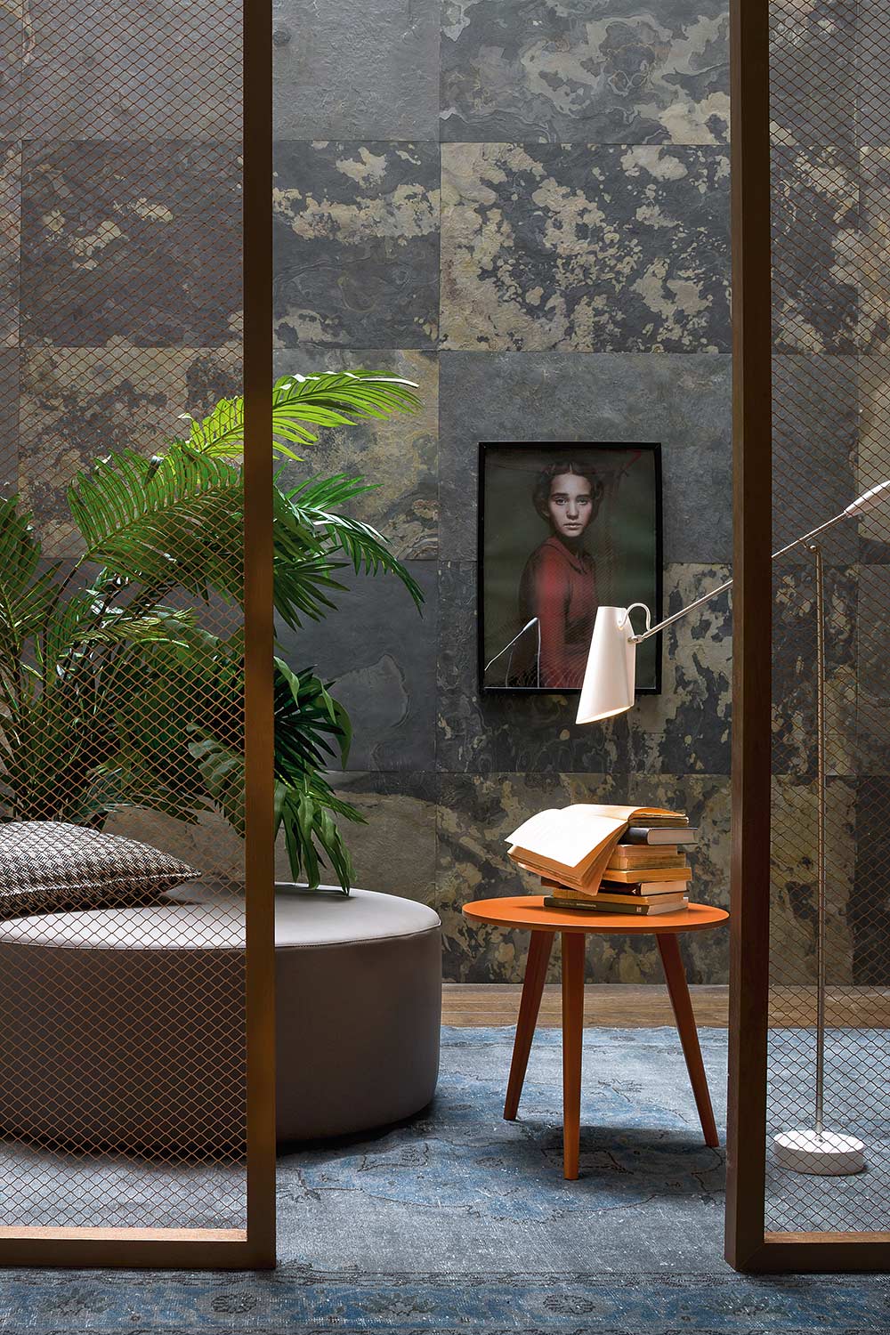 Salon design avec table d'appoint