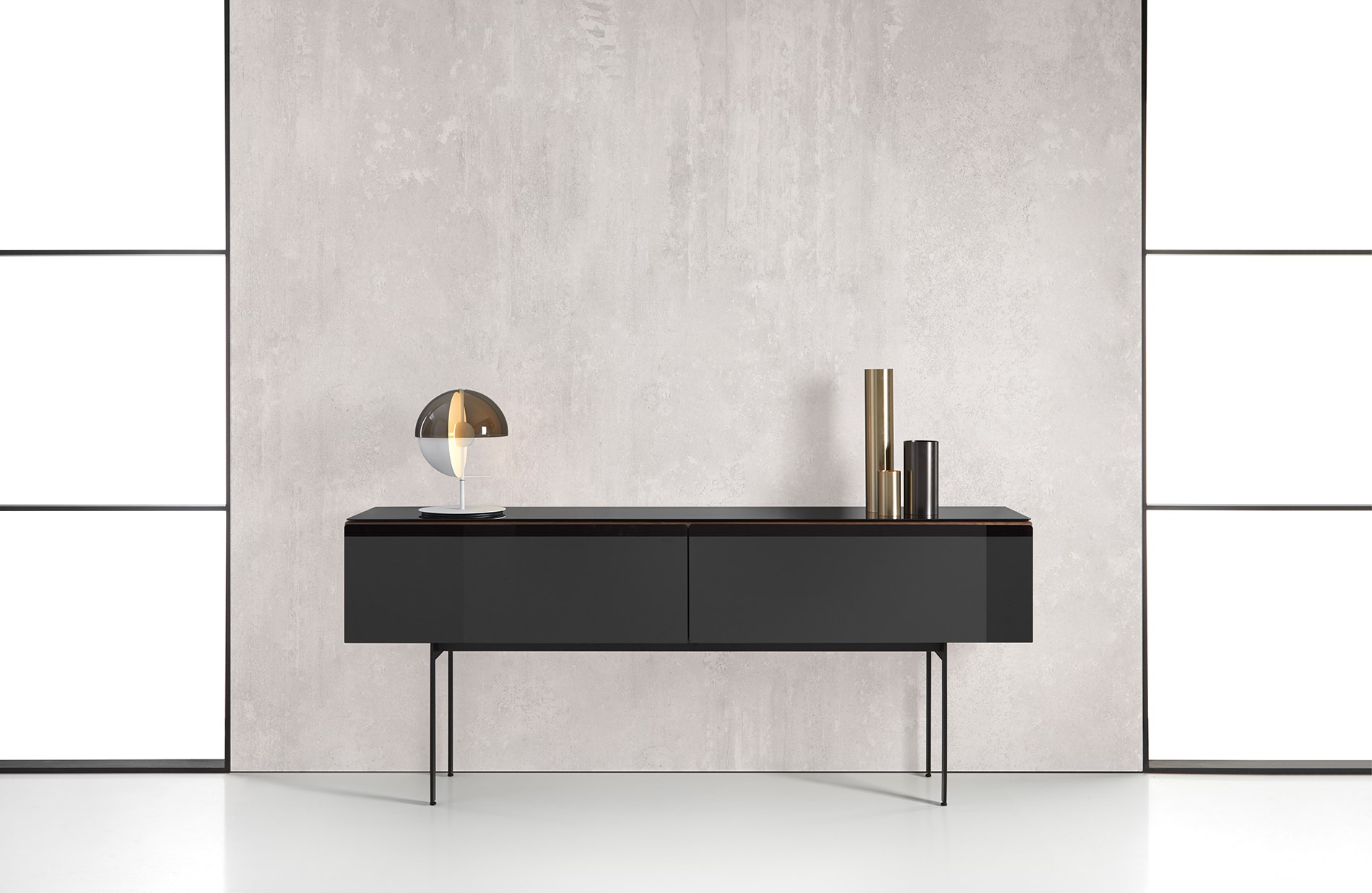 Zwart dressoir Punt Malmö