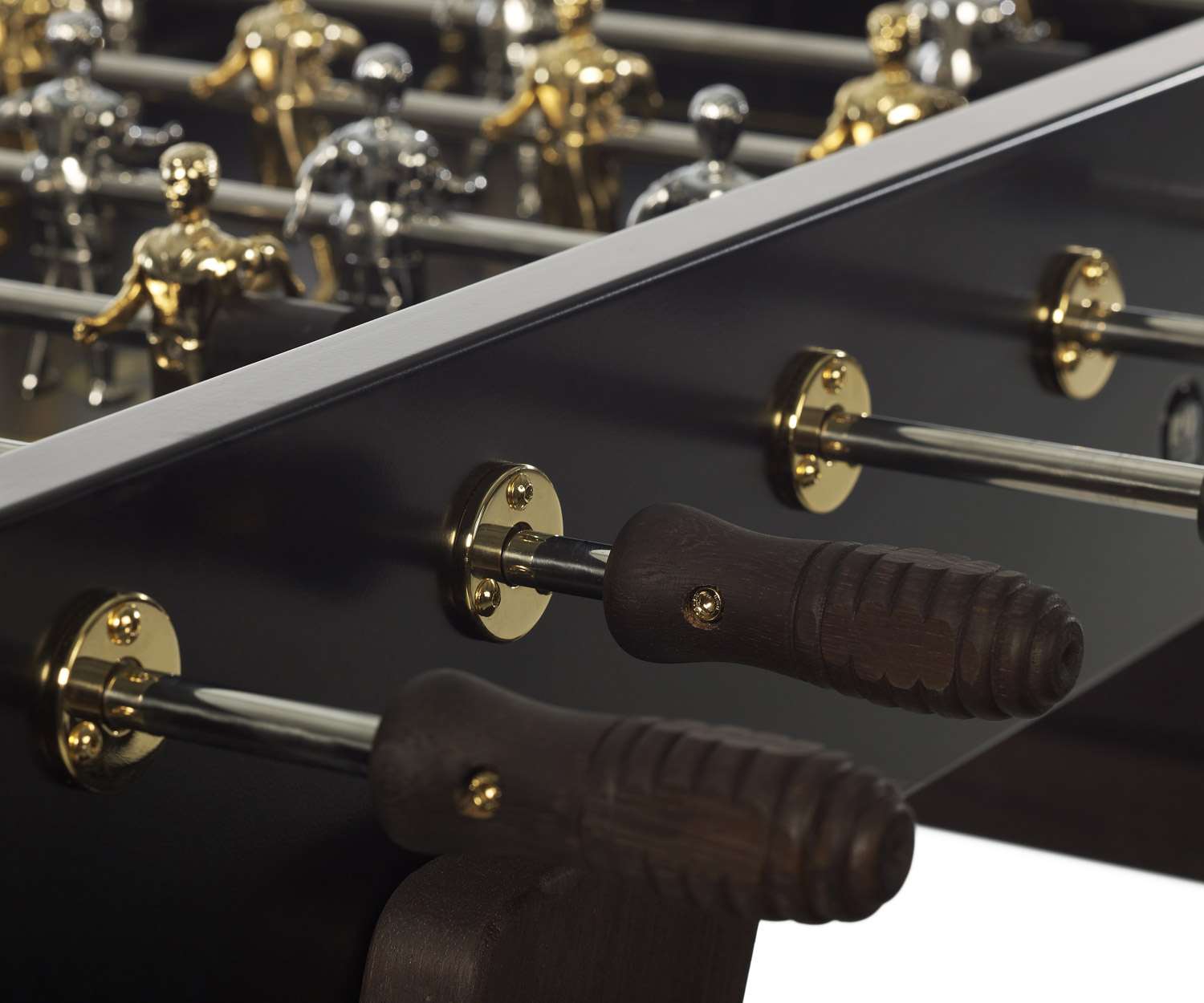 RS Barcelona RS#3 Wood Gold Kicker Vue du manche RS Barcelona RS#3 Wood Gold Kicker Vue du manche