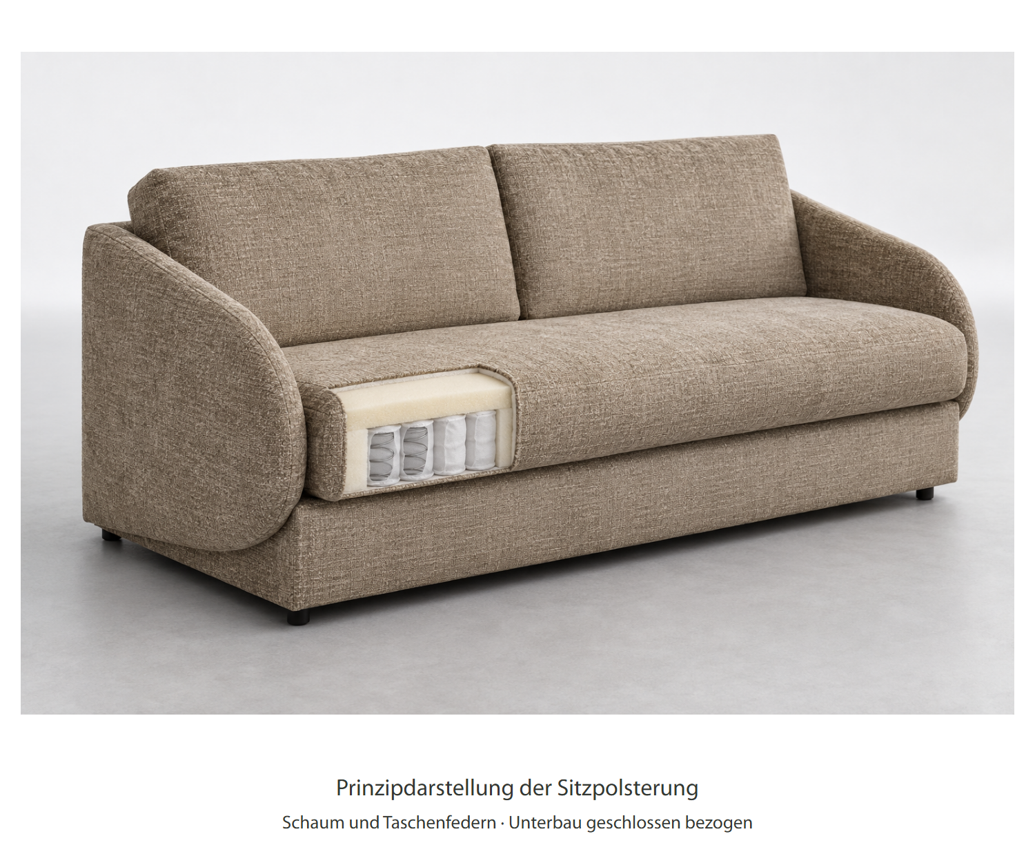 Livitalia Pragaverro – Zitbekleding – principeschema