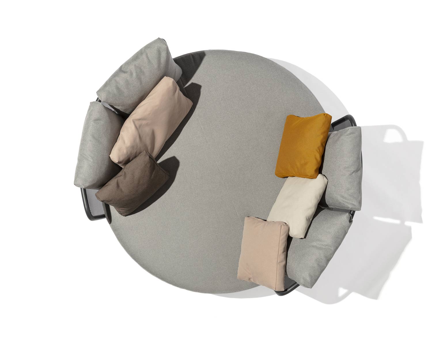 Baza Round Design Daybed de Todus accoudoirs réglables Baza Round Design Daybed de Todus accoudoirs réglables