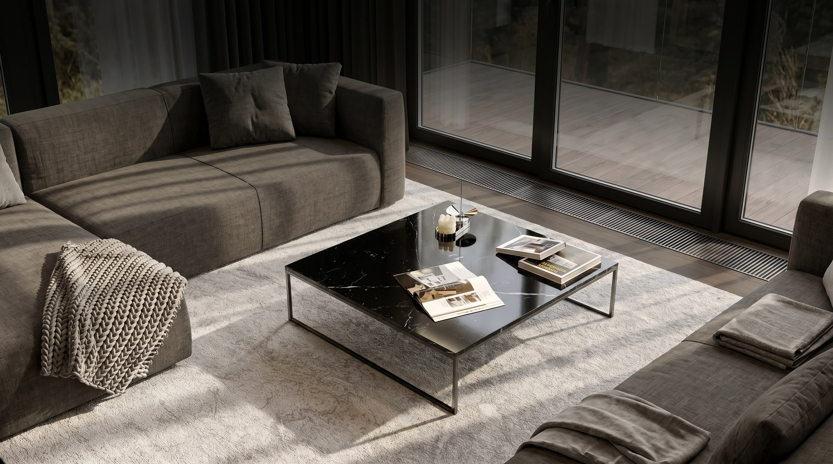 Marmeren salontafel stylen: 3 Profi-regels tegen museale kilte