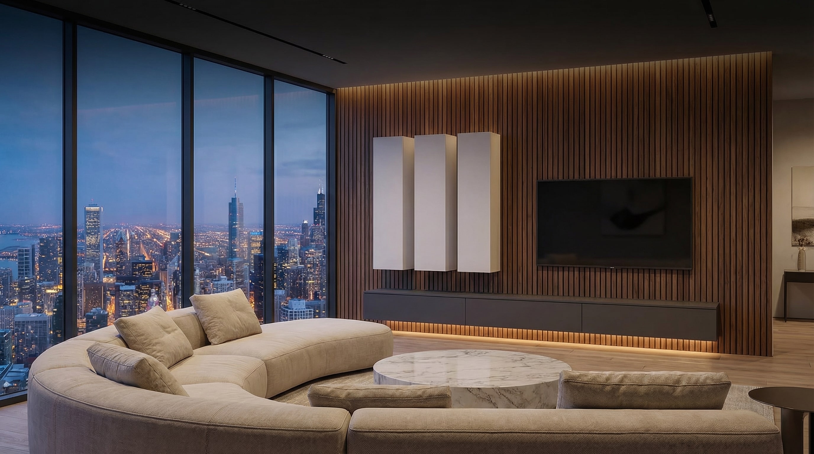 10 tendances de murs TV qui transformeront complètement votre salon en 2026