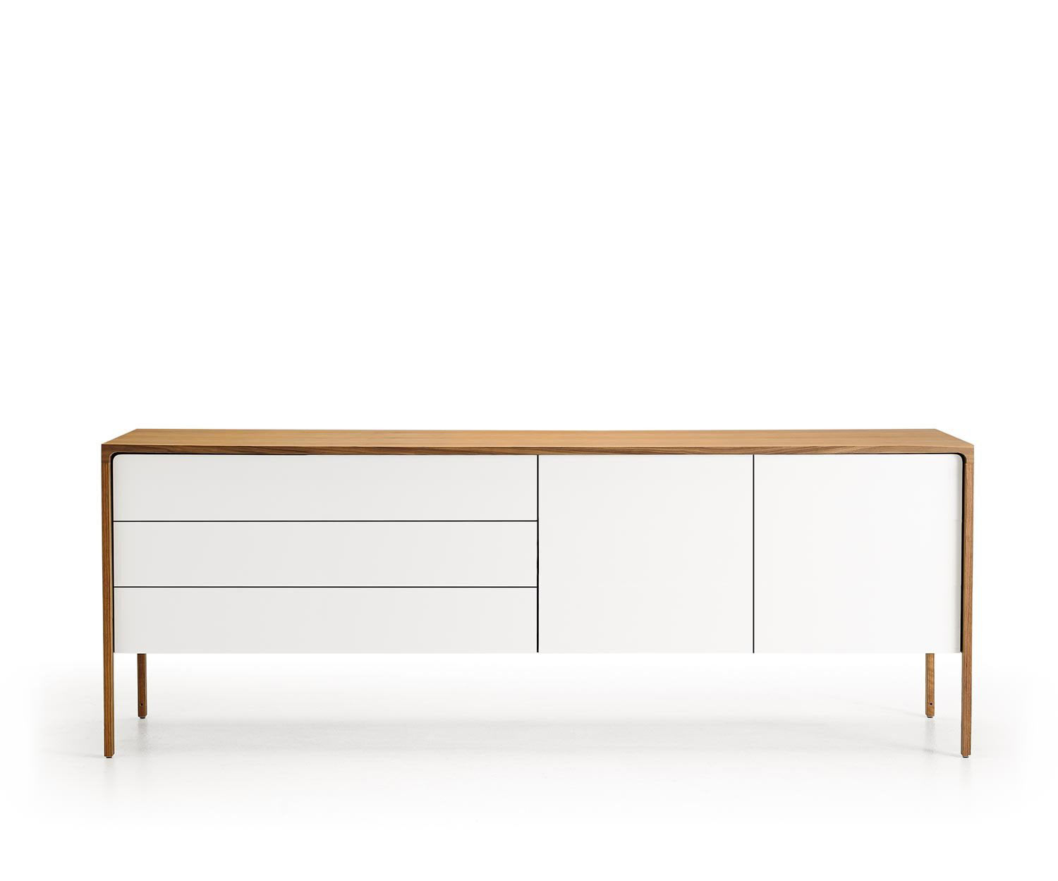 Exclusif Punt Design Sideboard Tactile chêne blanc Exclusif Punt Design Sideboard Tactile chêne blanc