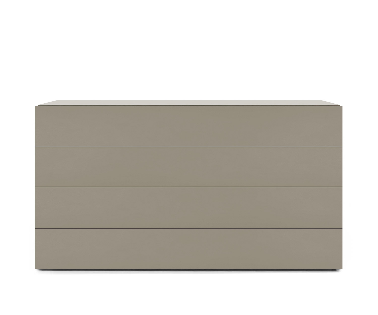 Novamobili Eenvoudige 4-zits ladekast B128 zand333 Novamobili Eenvoudige 4-zits ladekast B128 zand333