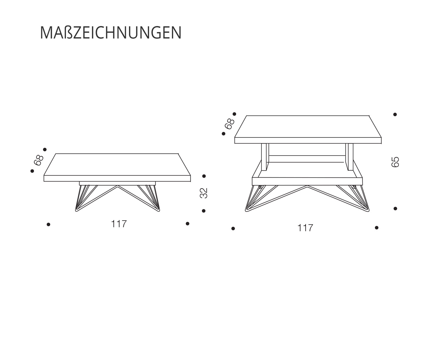 Ozzio Salontafel R T064 Schetstekening Schetsmaten Ozzio Salontafel R T064 Schetstekening Schetsmaten
