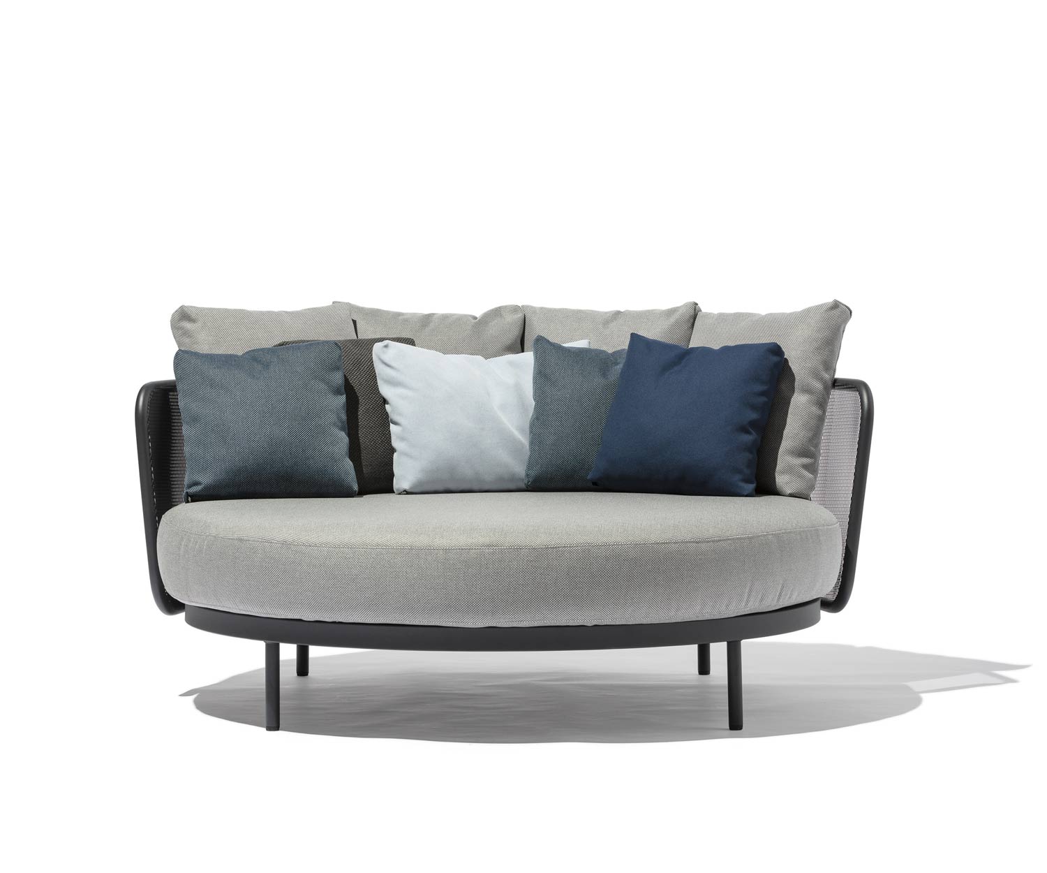 Todus Baza Design Lounge Daybed Round avec set de coussins Todus Baza Design Lounge Daybed Round avec set de coussins