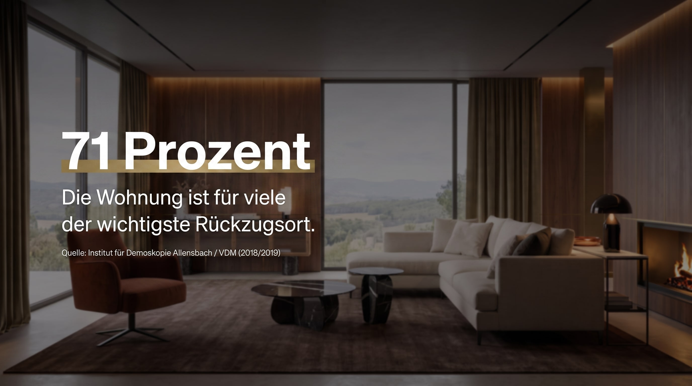 71 pour cent – Le logement est pour beaucoup le refuge le plus important.