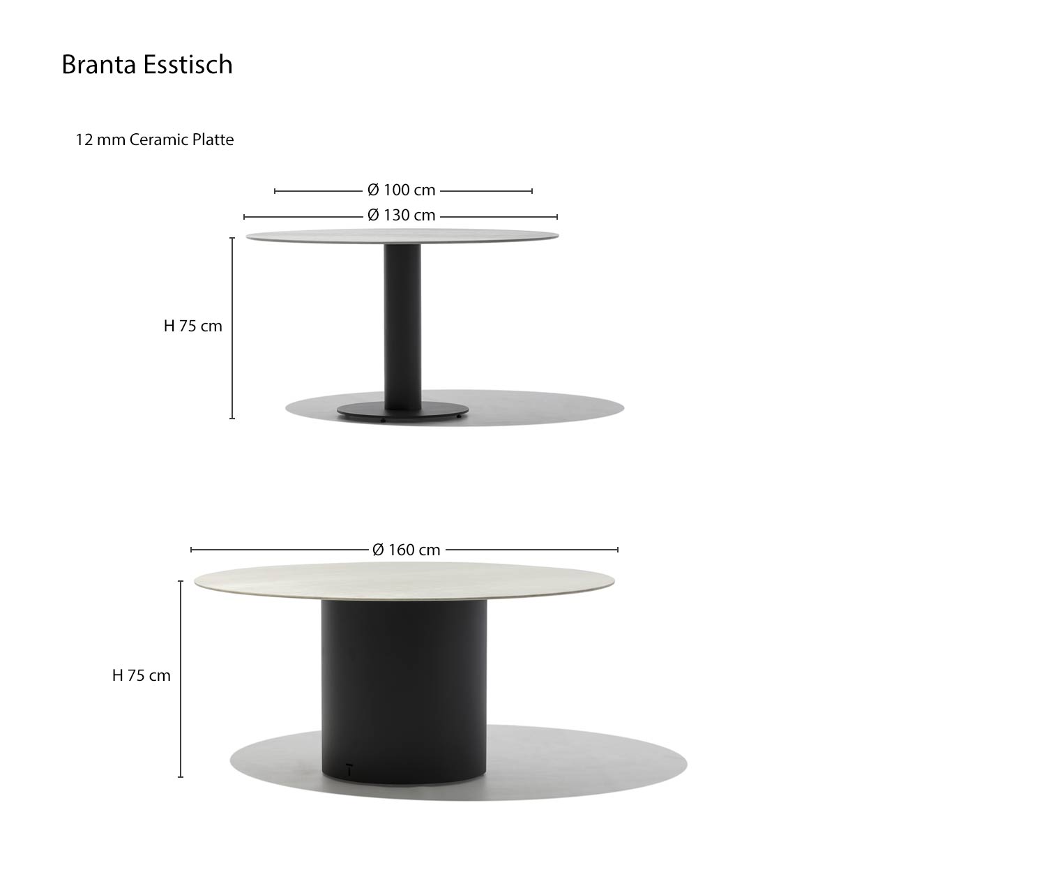 Branta eettafel van Todus Schets Afmetingen Afmetingen Branta eettafel van Todus Schets Afmetingen Afmetingen