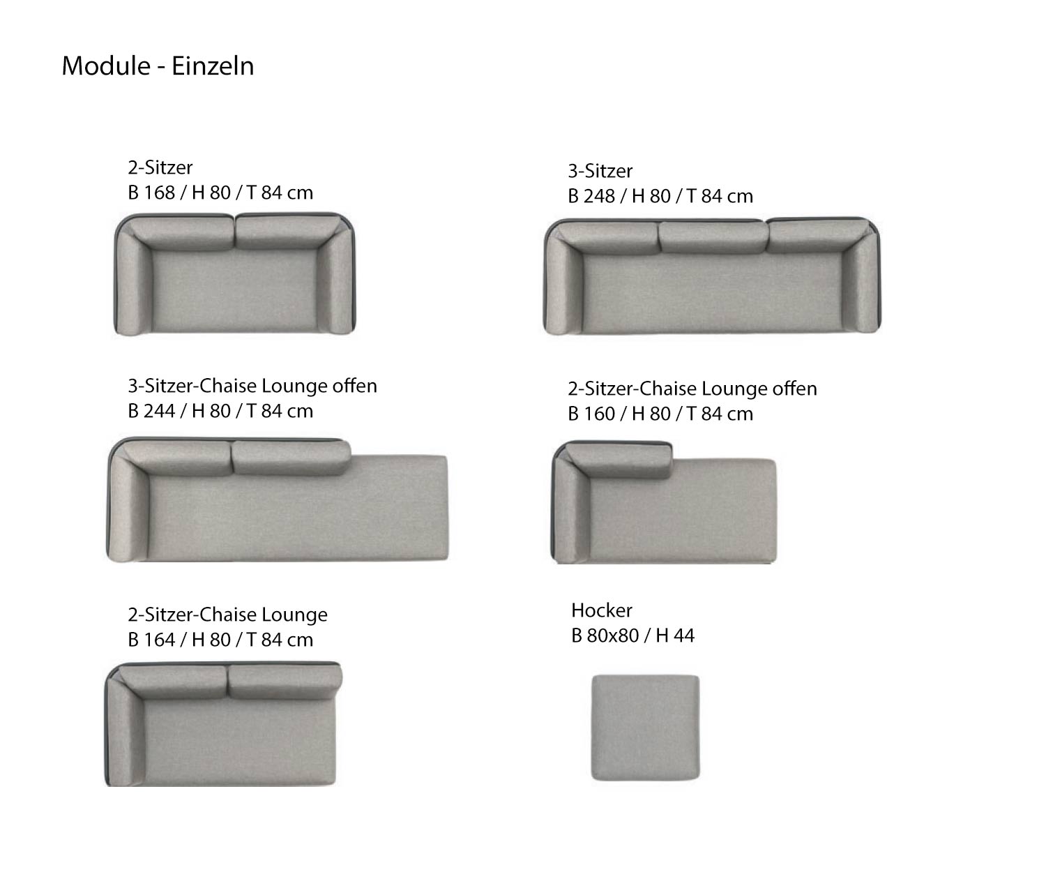 Todus Baza Canapé de jardin modules Todus Baza Canapé de jardin modules