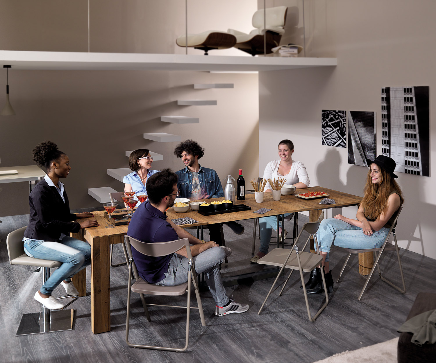 Ozzio Console A de haute qualité en partie extraite Ozzio Console A de haute qualité en partie extraite