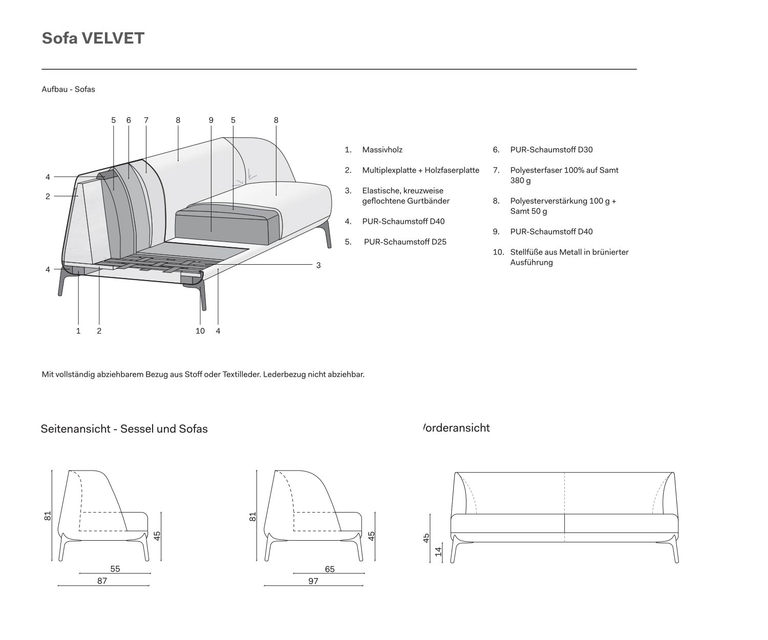 Novamobili Design Sofa Fluweel Afmetingen Novamobili Design Sofa Fluweel Afmetingen