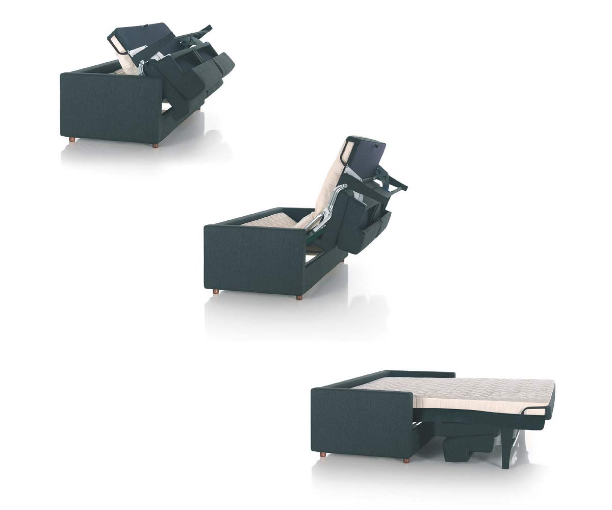 Pol74 Lario Prestige slaapbank opklapmechanisme Pol74 Lario Prestige slaapbank opklapmechanisme
