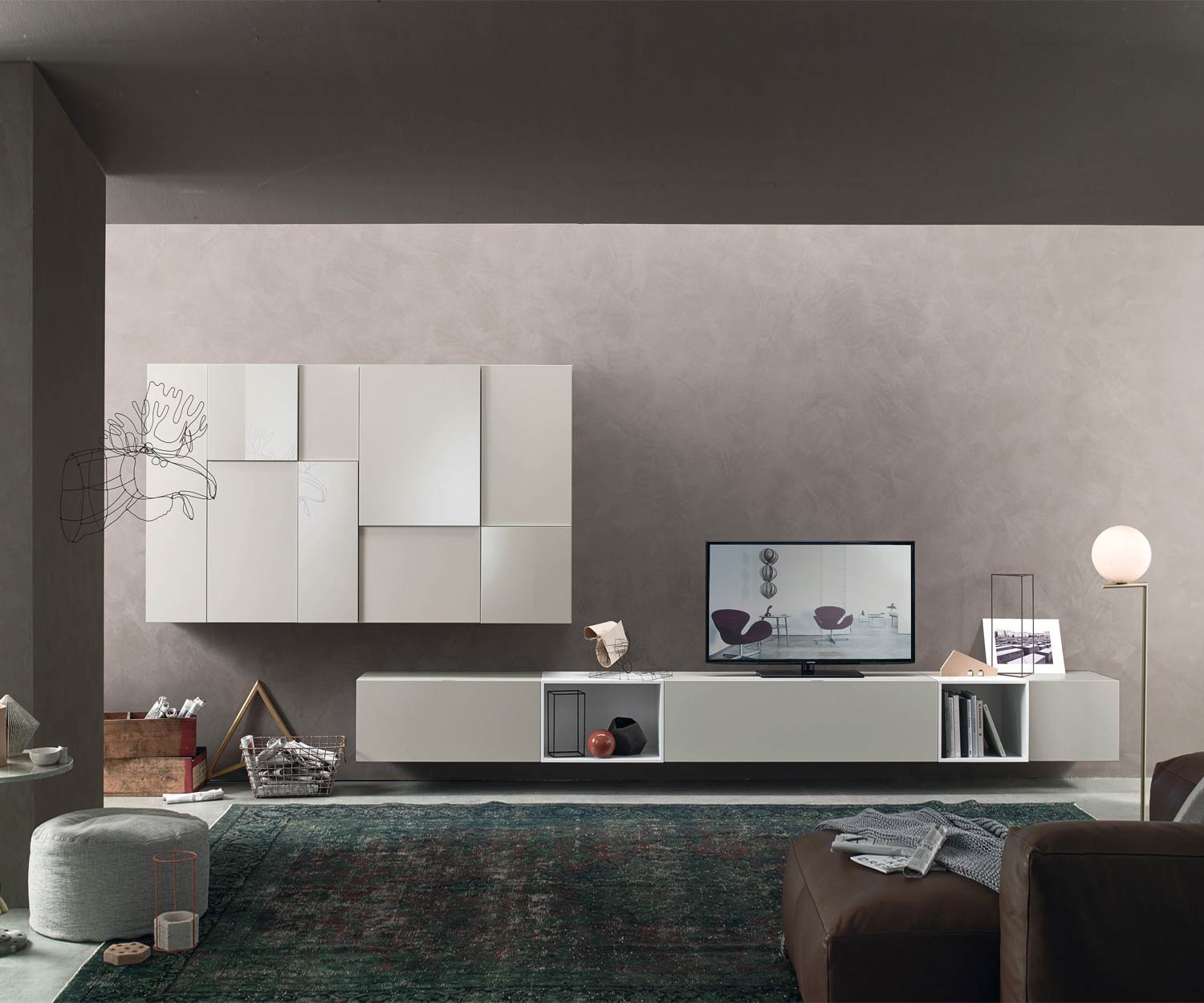 Exclusief hangend wandmeubel Livitalia Design C07  Exclusief hangend wandmeubel Livitalia Design C07