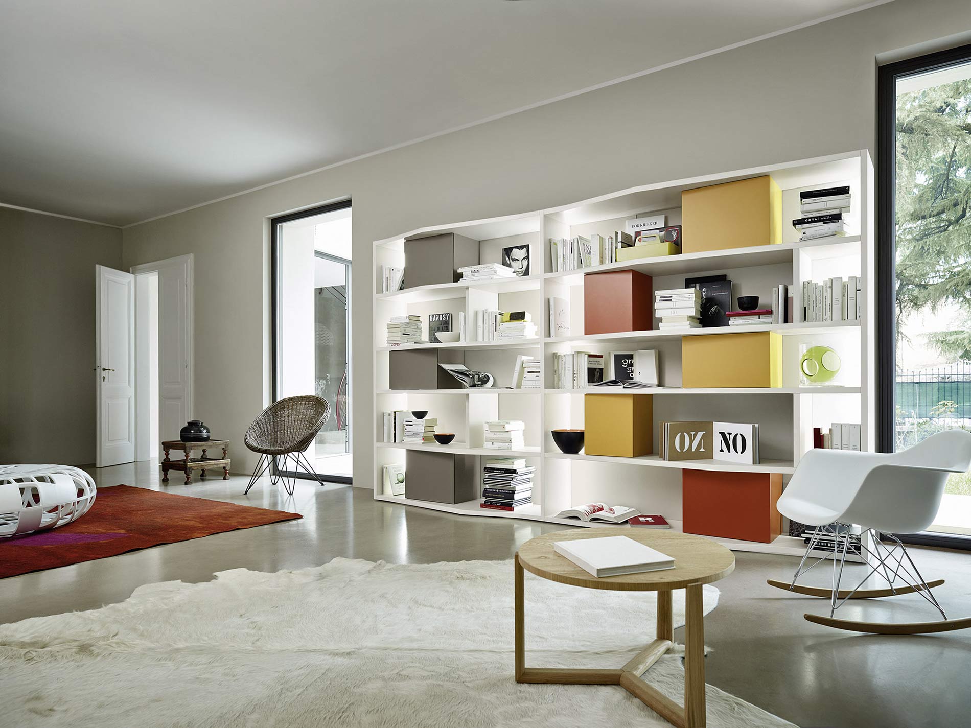 Design boekenkast wit Design boekenkast wit