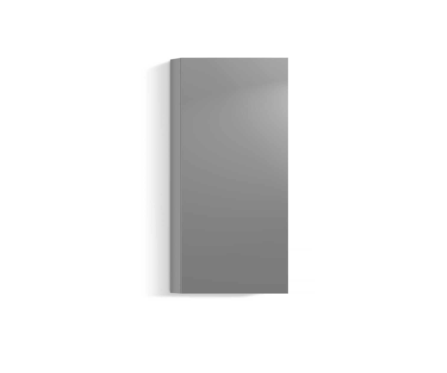 Design woonkamer wandmeubel verticaal H128 B60 lichtgrijs330 Design woonkamer wandmeubel verticaal H128 B60 lichtgrijs330