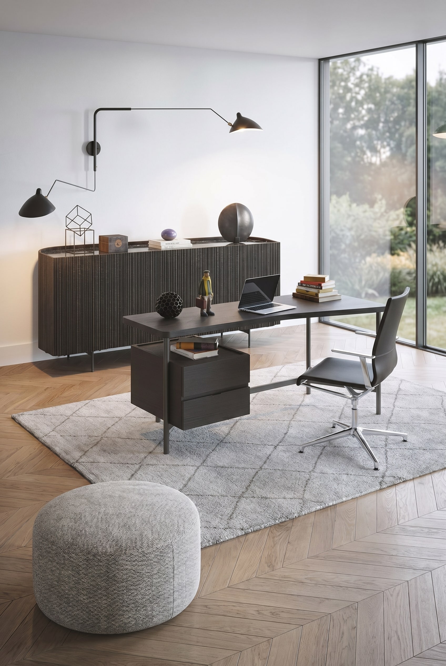 Bureaux avec meubles design multifonctionnels : La base de la tranquillit&eacute; visuelle
