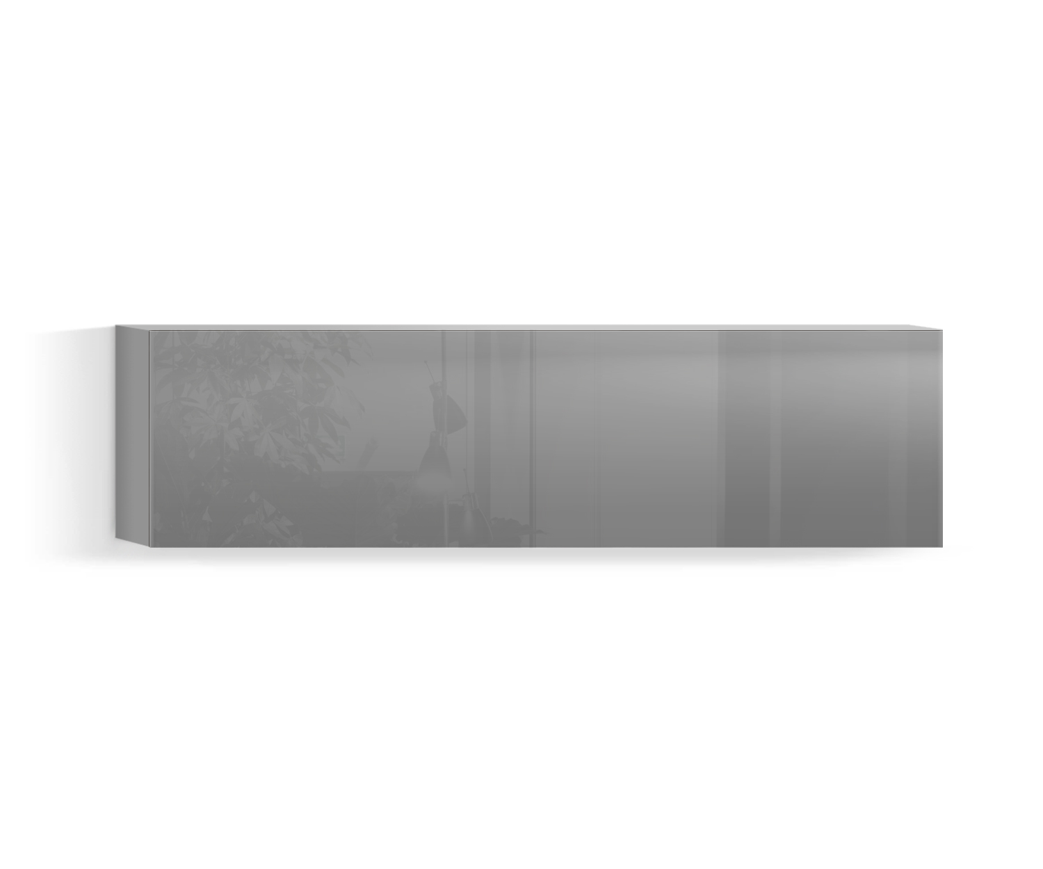Design Salon Armoire suspendue Horizontal H32 L120 en bas gris clair430 Design Salon Armoire suspendue Horizontal H32 L120 en bas gris clair430